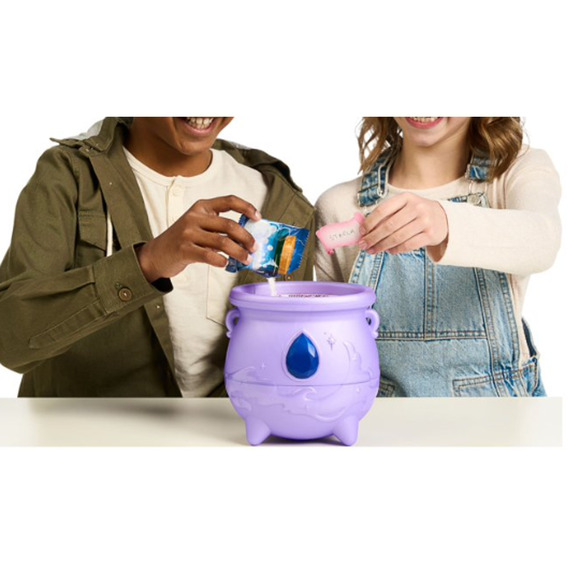 Magic Mixies Color Surprise Purple Cauldron Mixie Plushie Blue Eyes NWT - Picture 8 of 9